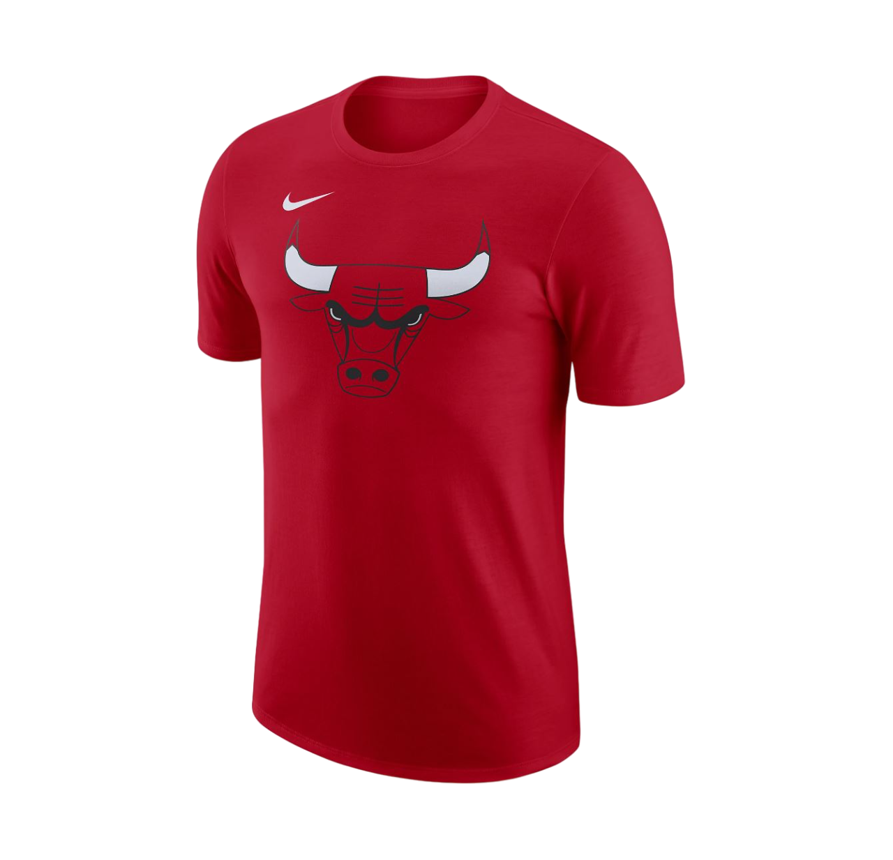 Mens Nike NBA Chicago Bulls Logo Essential Sportswear T-Shirt Red