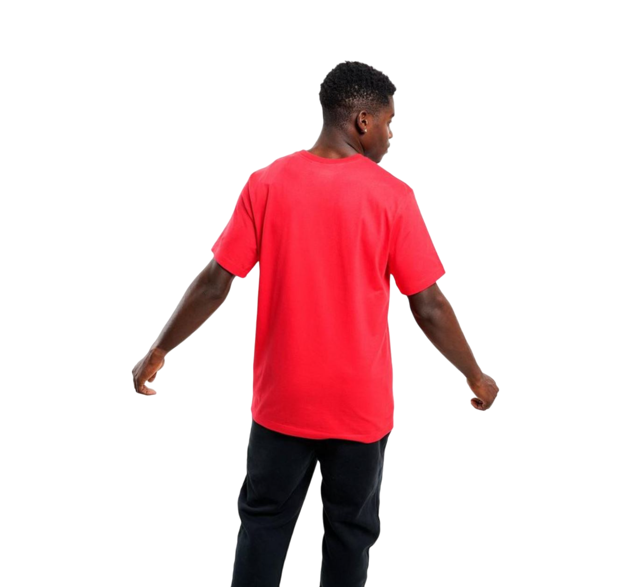 Mens Nike NBA Chicago Bulls Logo Essential Sportswear T-Shirt Red