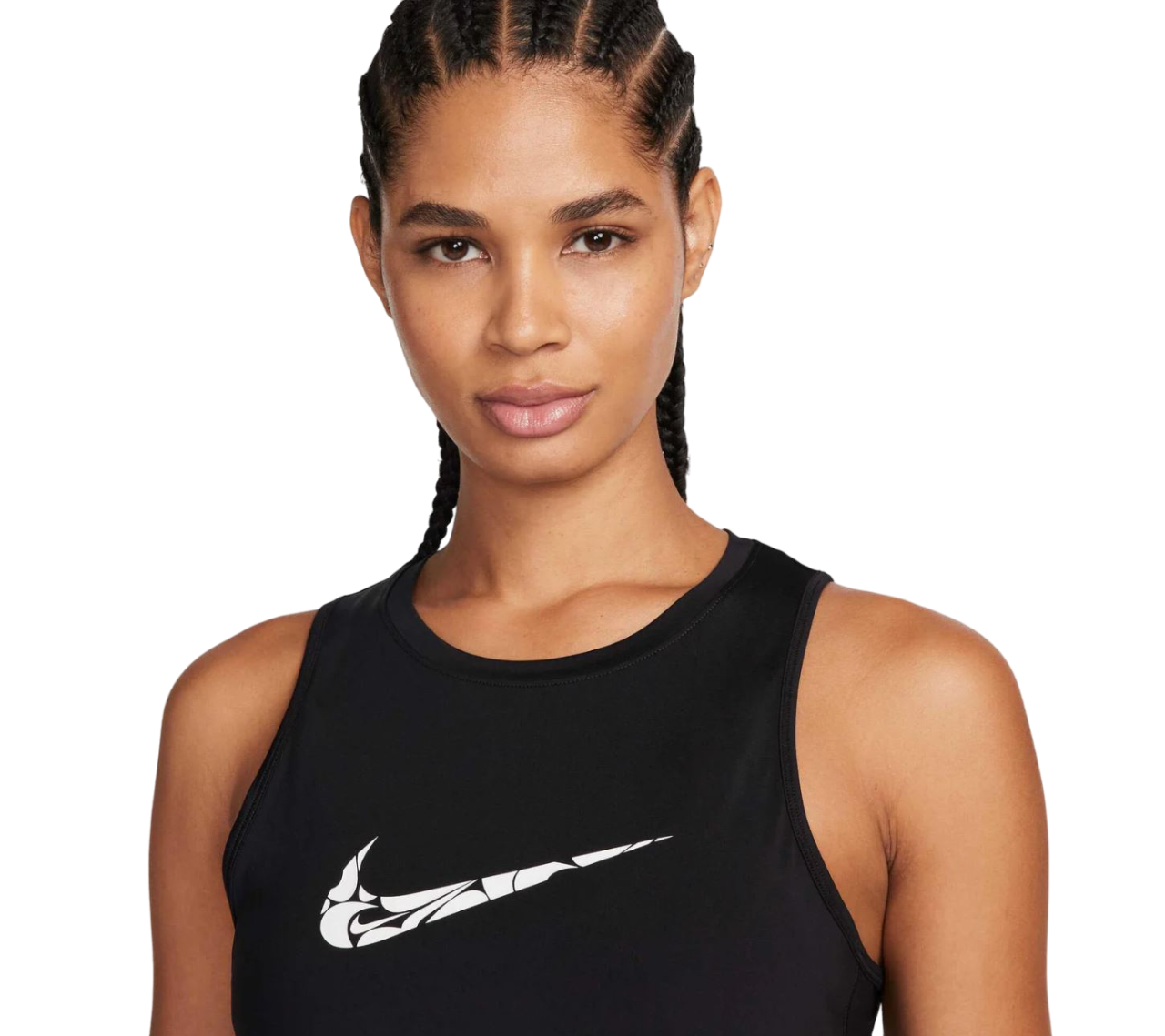 Womens Nike One Swoosh Graphic Sportswear Tank Top Black