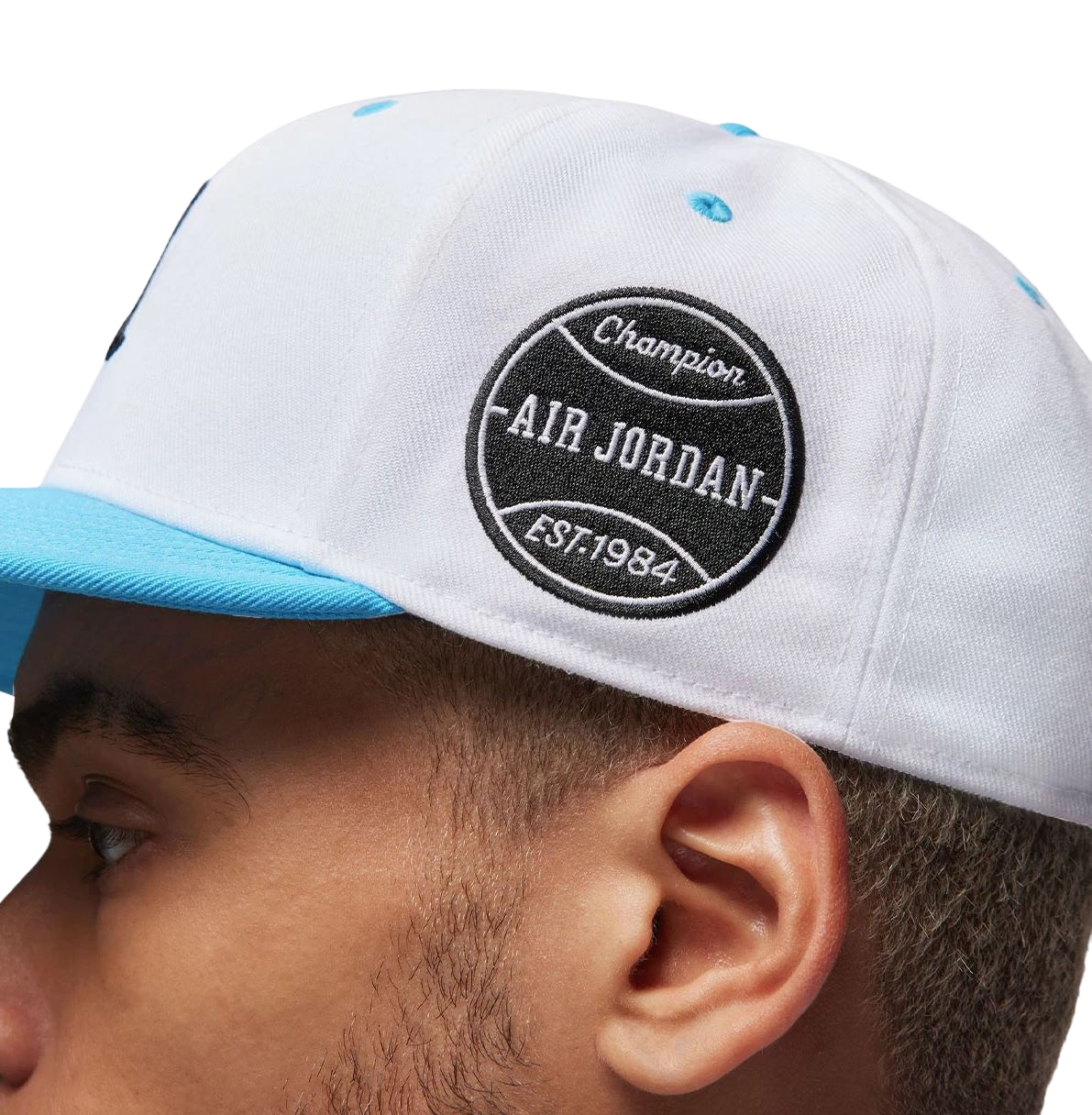 Mens Nike Jordan Flight MVP Pro Cap White/Blue