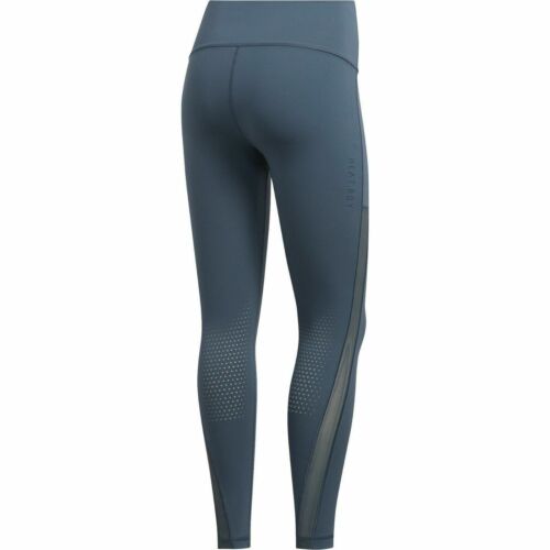 Womens Adidas Heat Training Leggings Legacy Blue
