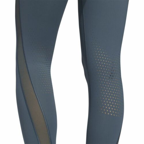 Womens Adidas Heat Training Leggings Legacy Blue