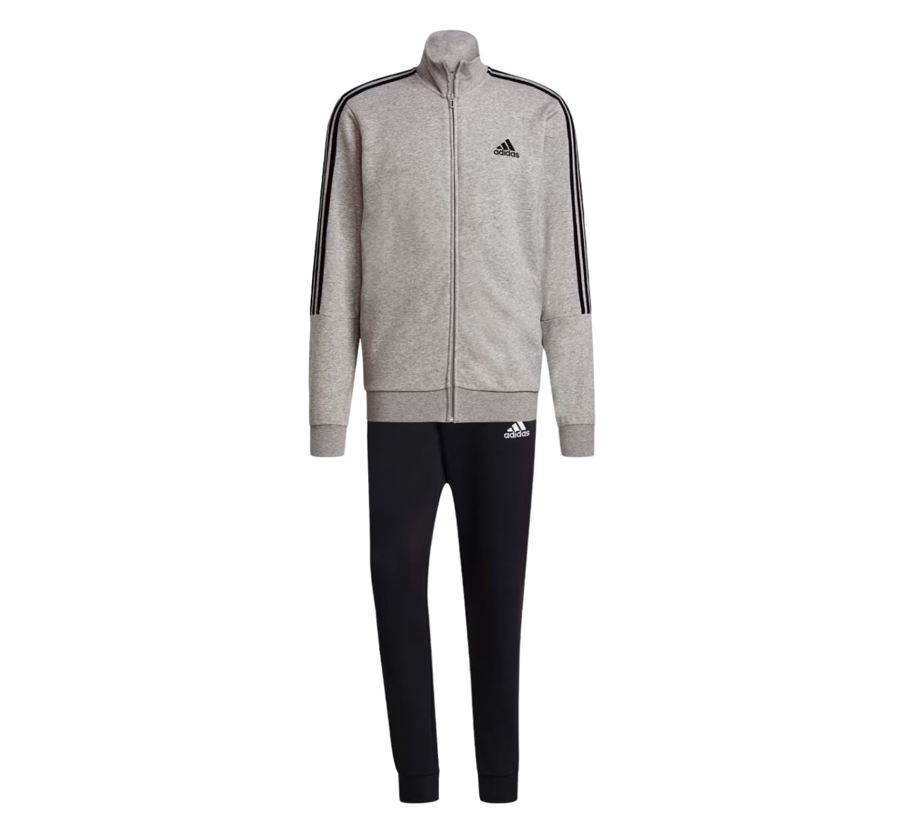 Mens Adidas Tracksuit Grey/Black