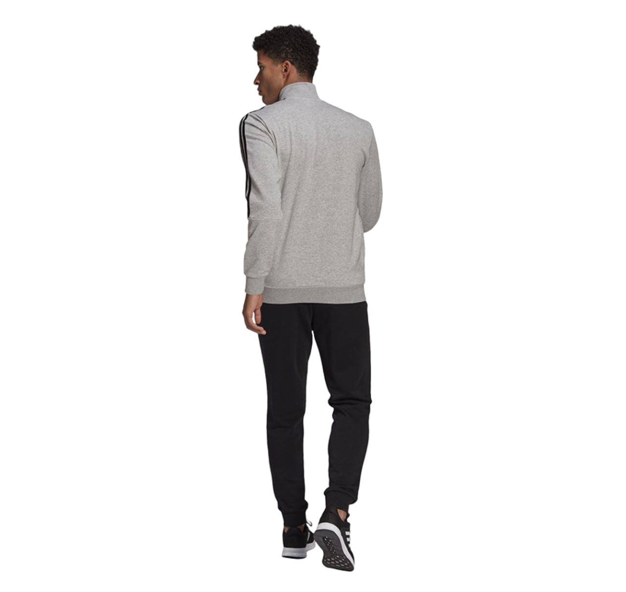Mens Adidas Tracksuit Grey/Black