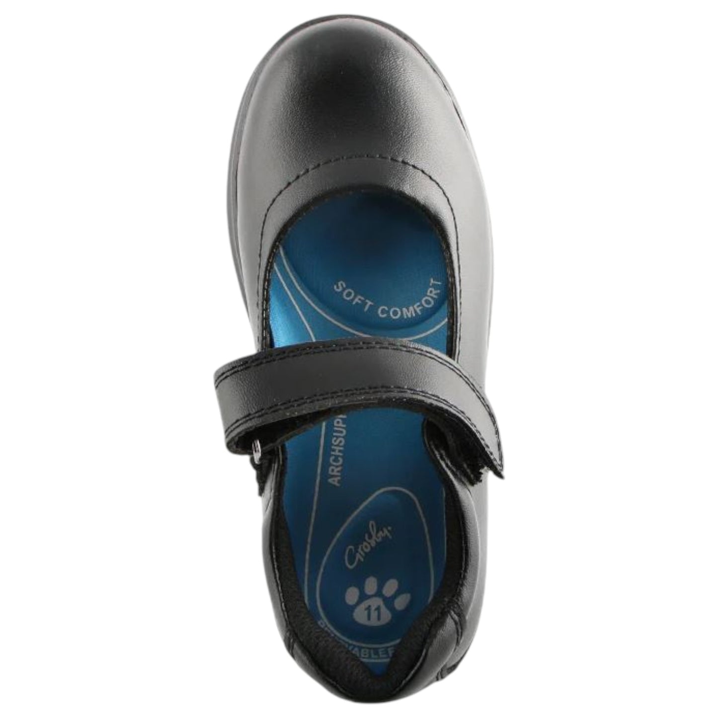 Kids Girls Grosby Ella Jnr 2 Shoes Black