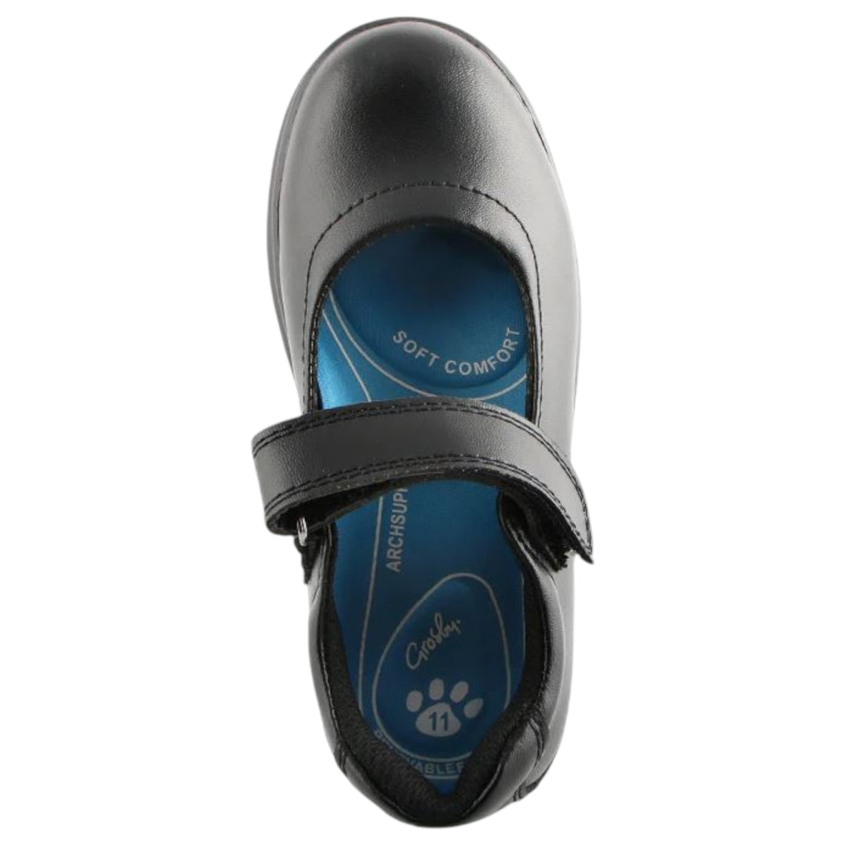 Kids Girls Grosby Ella Jnr 2 Shoes Black