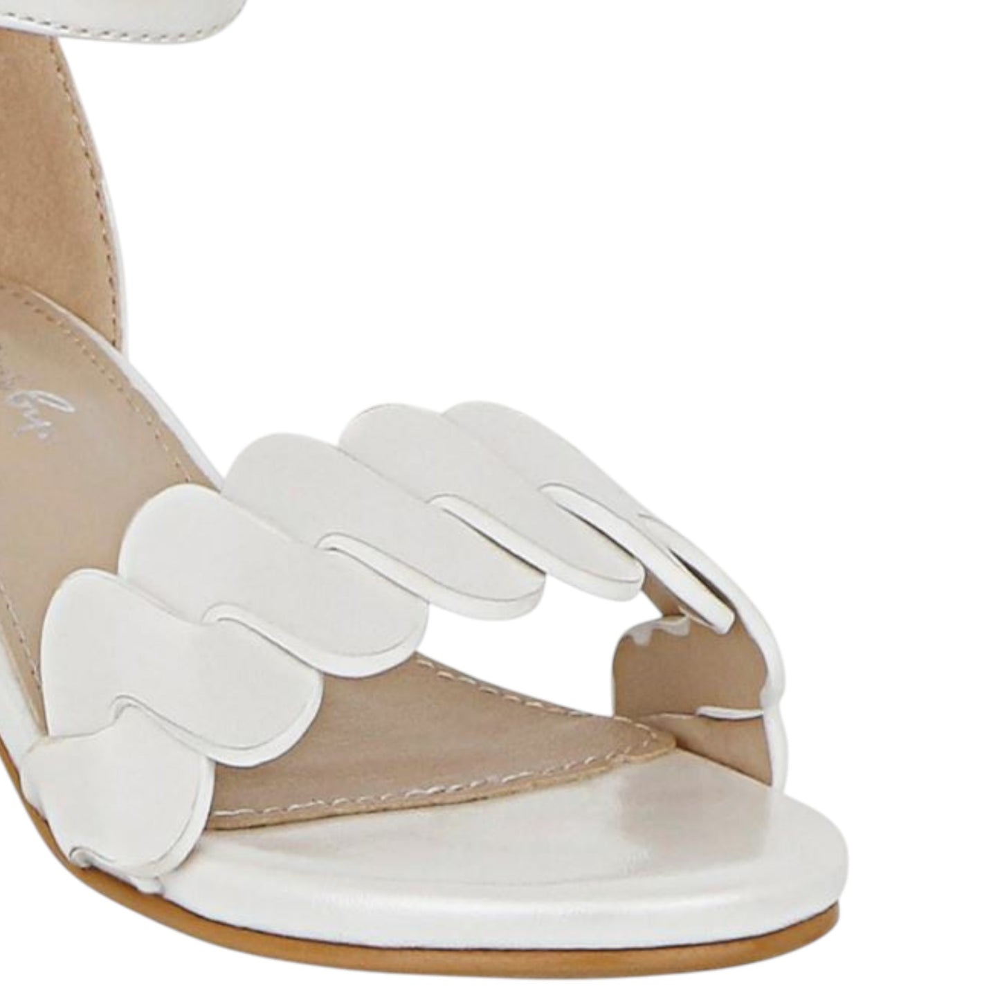 Kids Girls Grosby Clover Sandals White