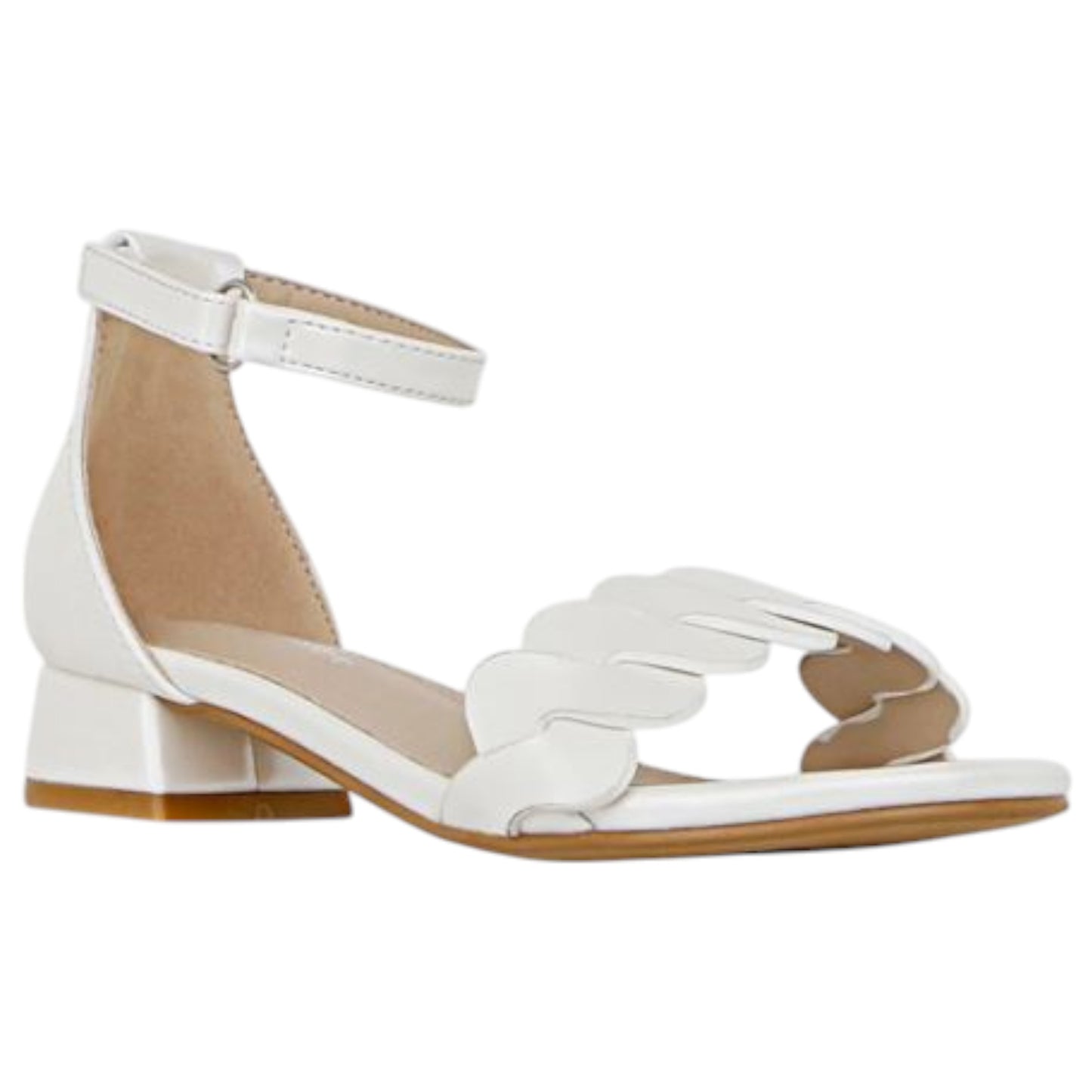 Kids Girls Grosby Clover Sandals White