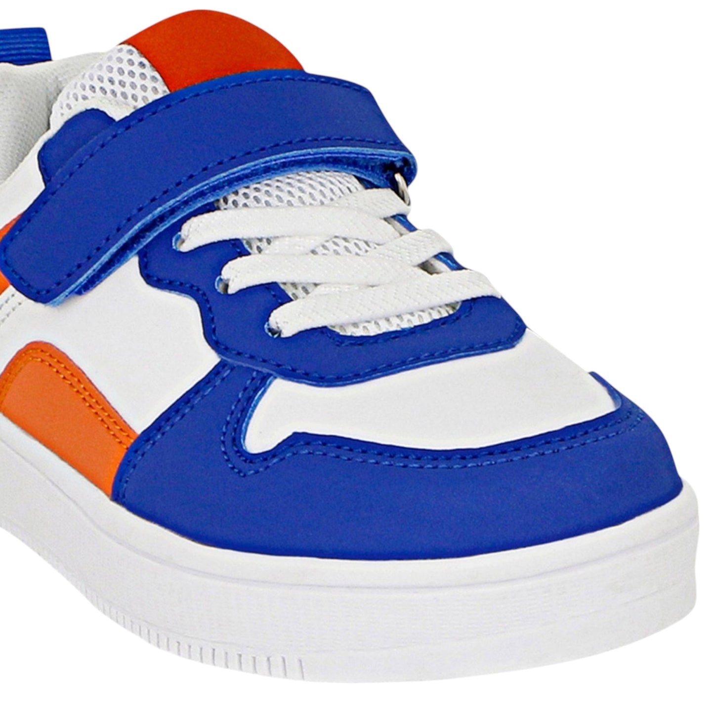 Kids Boys Grosby Webb Shoes Blue/White/Orange