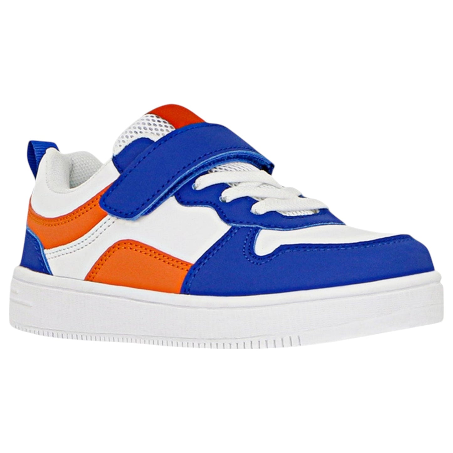 Kids Boys Grosby Webb Shoes Blue/White/Orange
