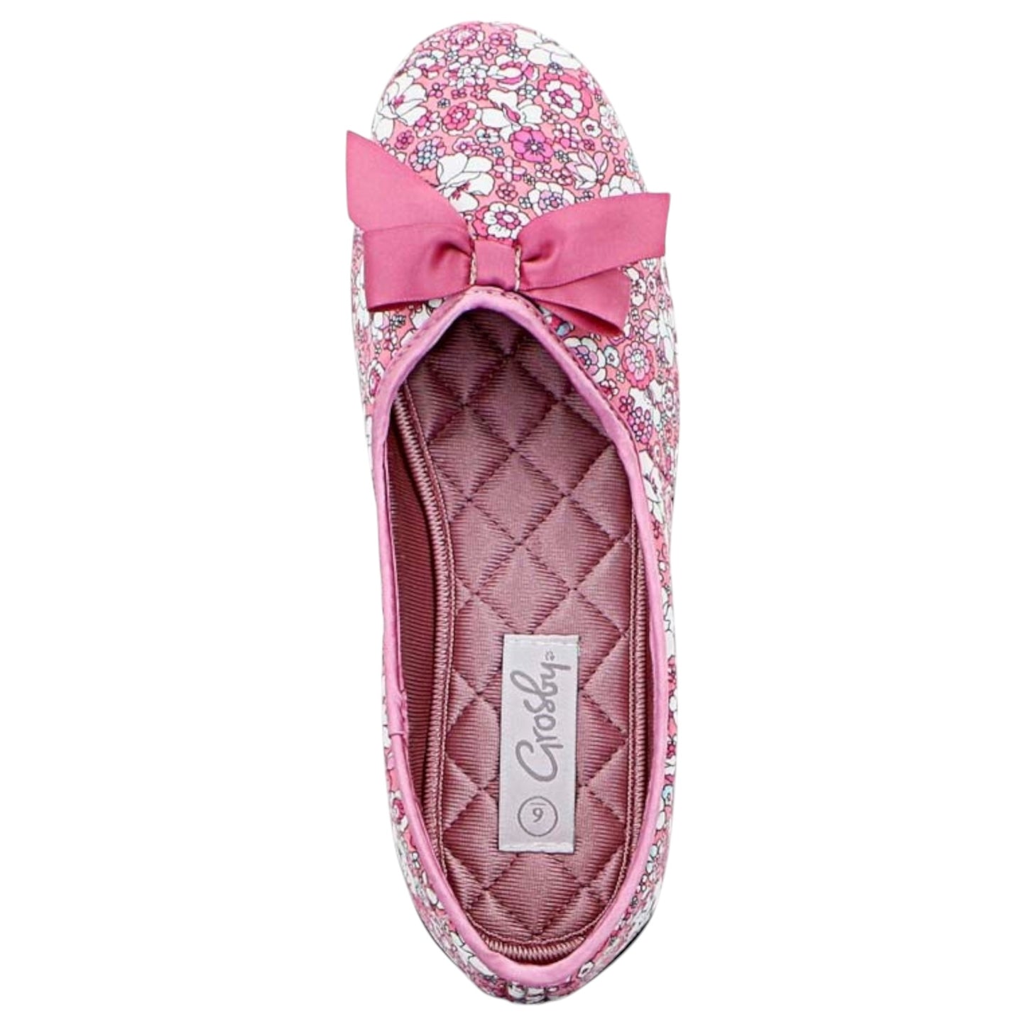 Womens Grosby Viven Slip On Slippers Pink