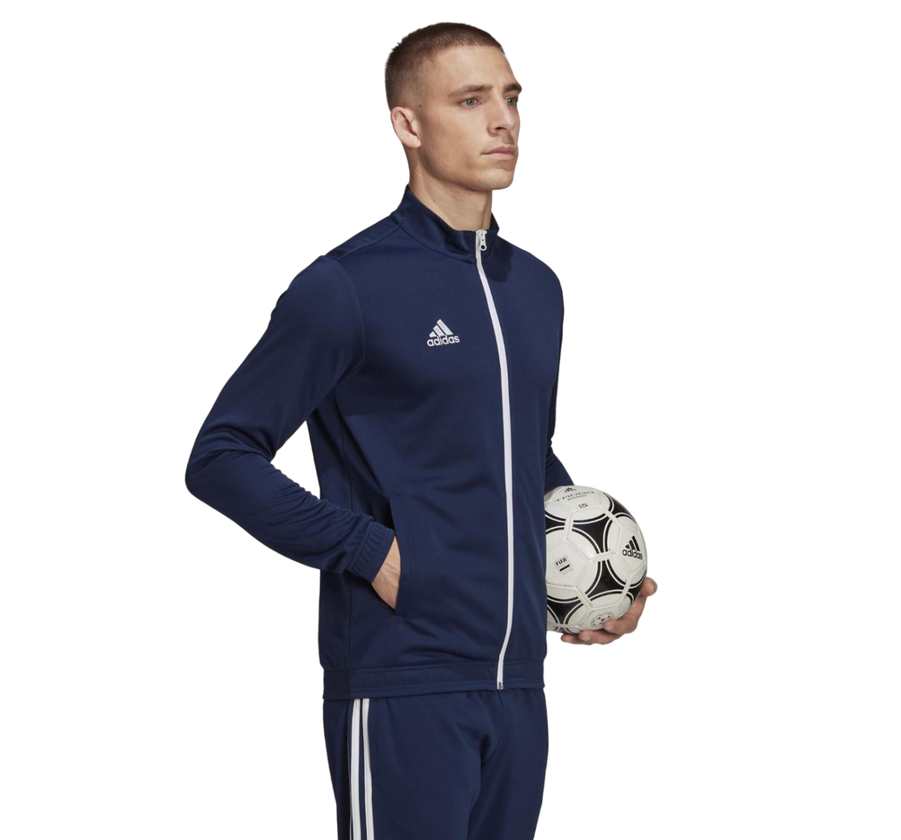 Mens Adidas Entrada 22 Track Top Jacket Navy