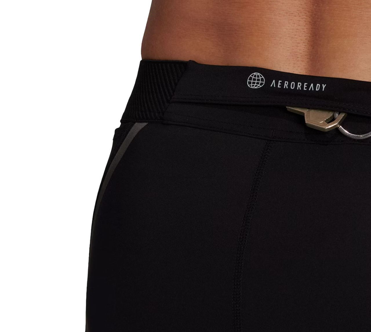 Mens Adidas Saturday Running Tights Black