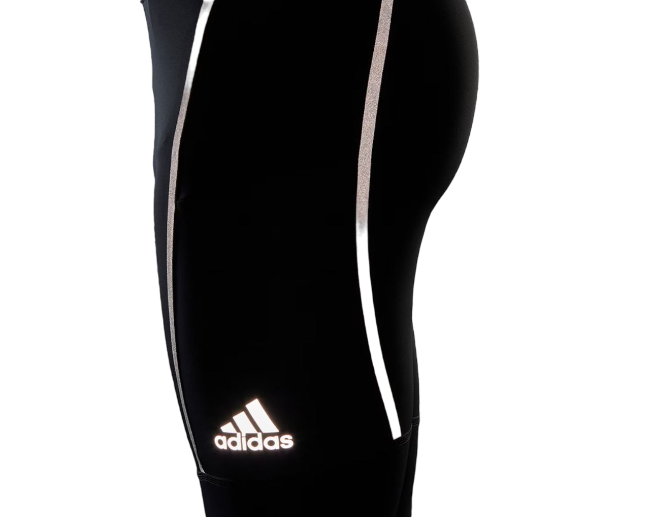 Mens Adidas Saturday Running Tights Black