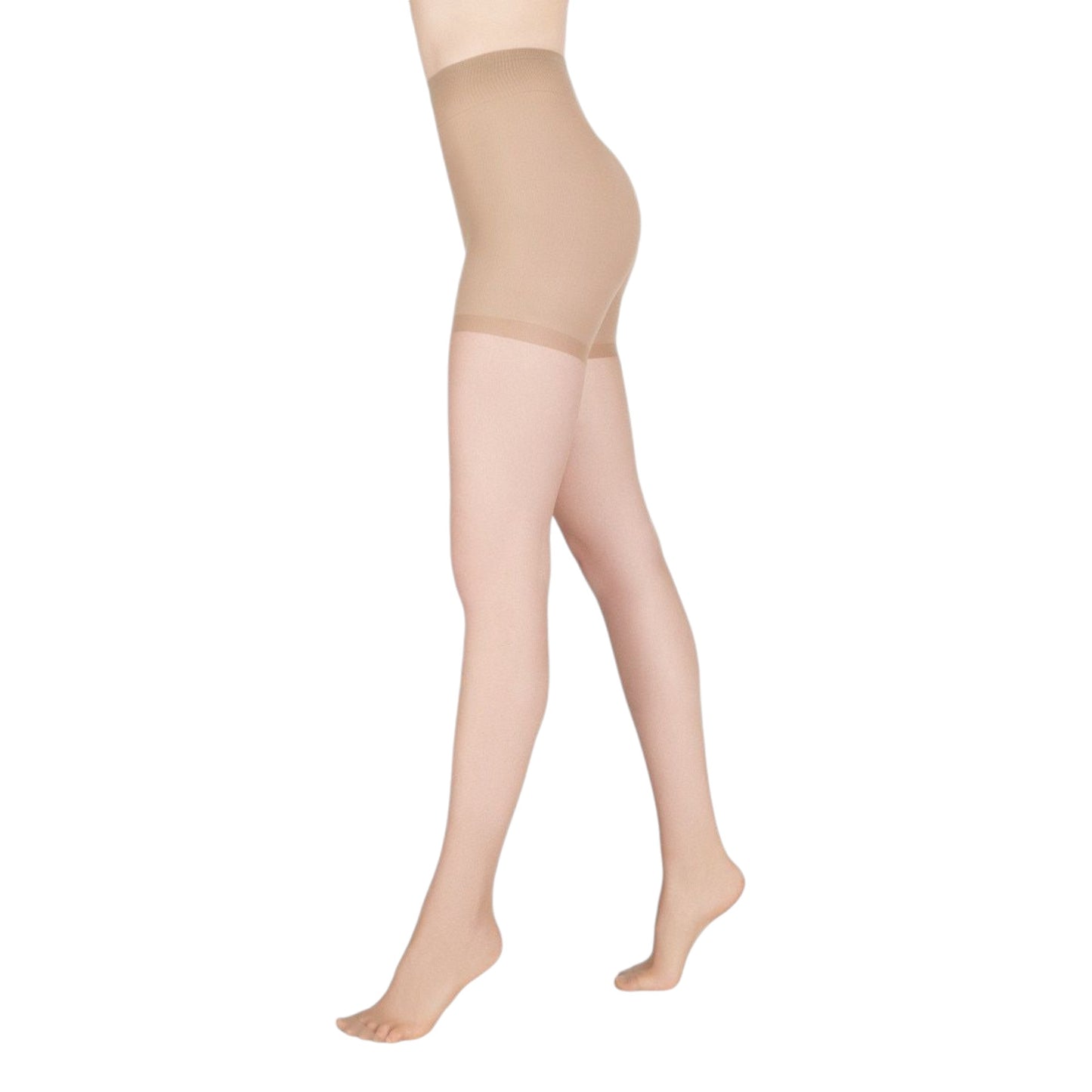 Womens Razzamatazz Perfecting Sheer Slim 15 Denier Stockings Natural