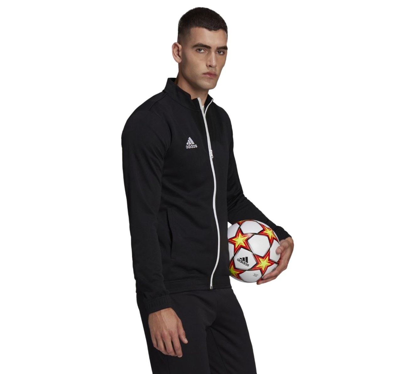 Mens Adidas Entrada 22 Track Top Jacket Black
