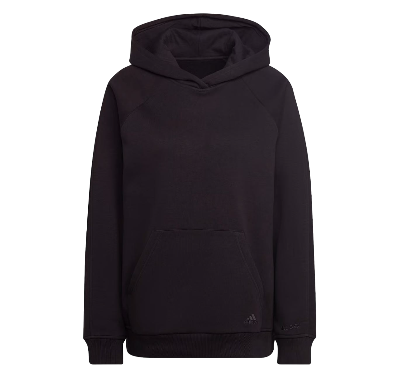 Womens Adidas ALL SZN Fleece Boyfriend Hoodie Black