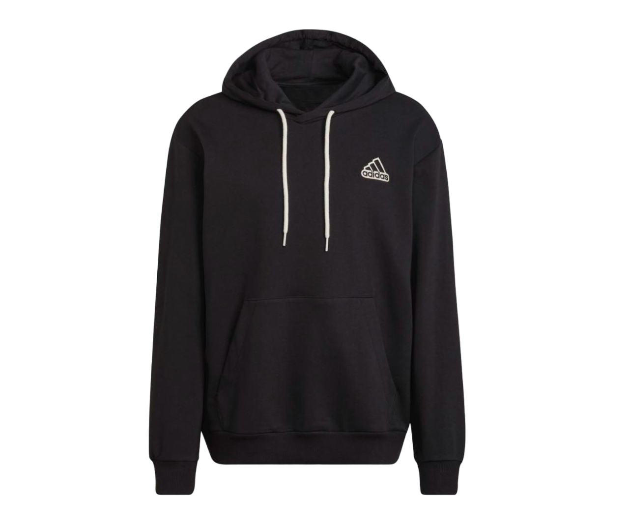Mens Adidas Essentials Feel Comfy Hoodie Black
