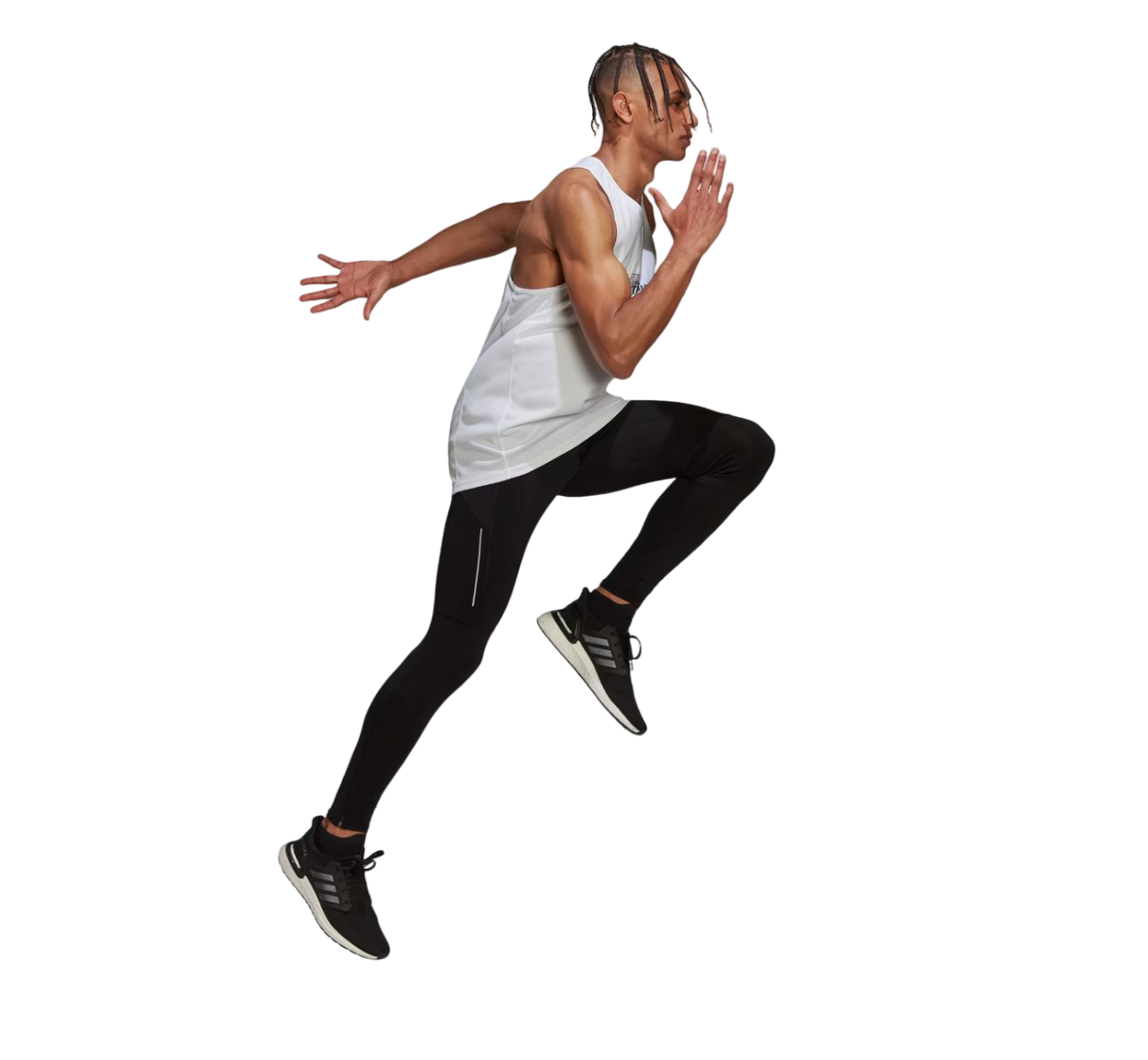 Mens Adidas Own The Run Warm Tights Black