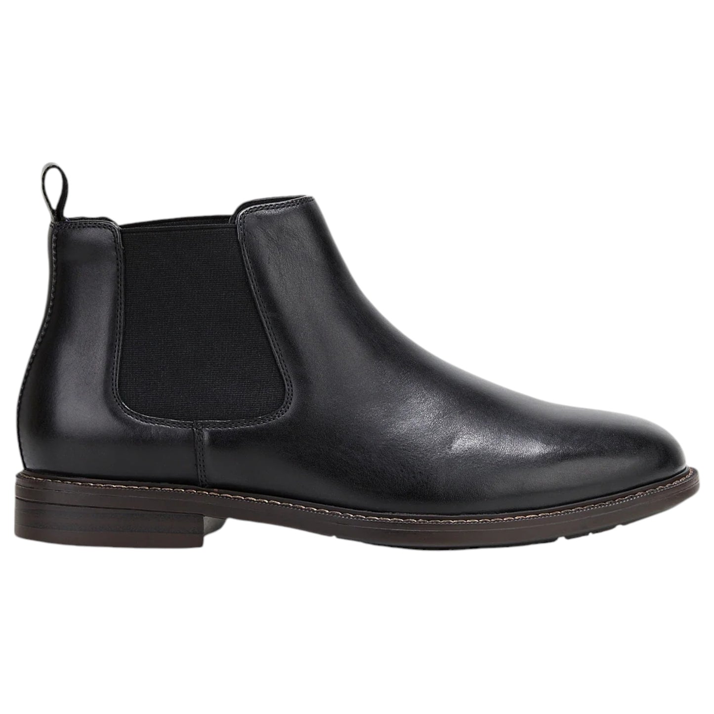 Mens Hush Puppies Hanger Boots Black Burnish