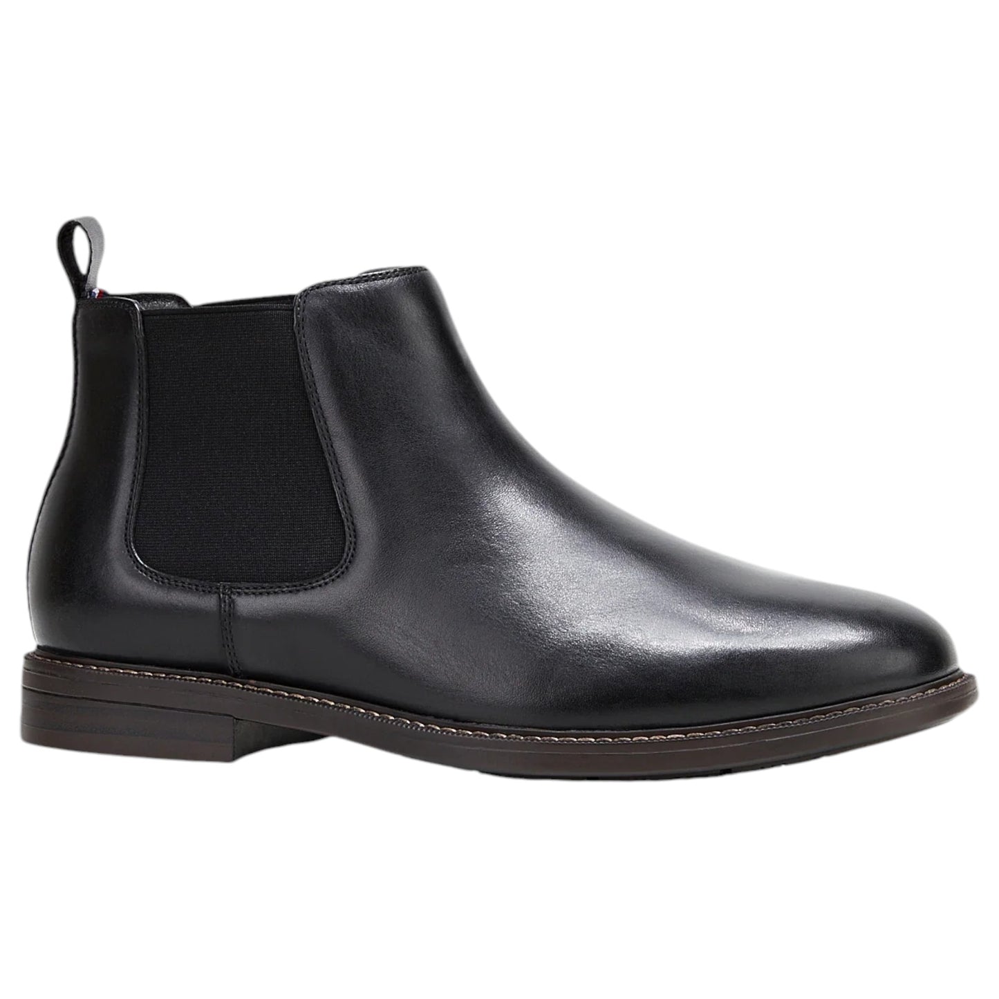 Mens Hush Puppies Hanger Boots Black Burnish