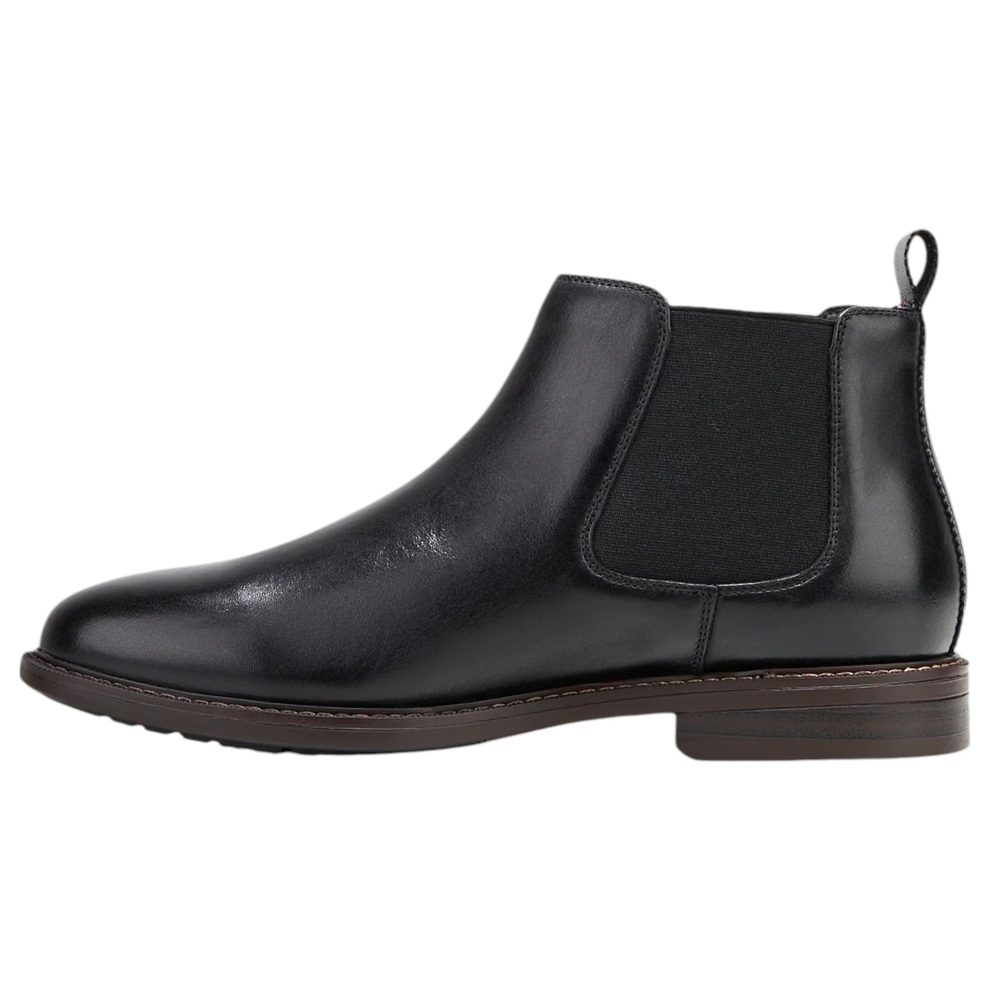 Mens Hush Puppies Hanger Boots Black Burnish