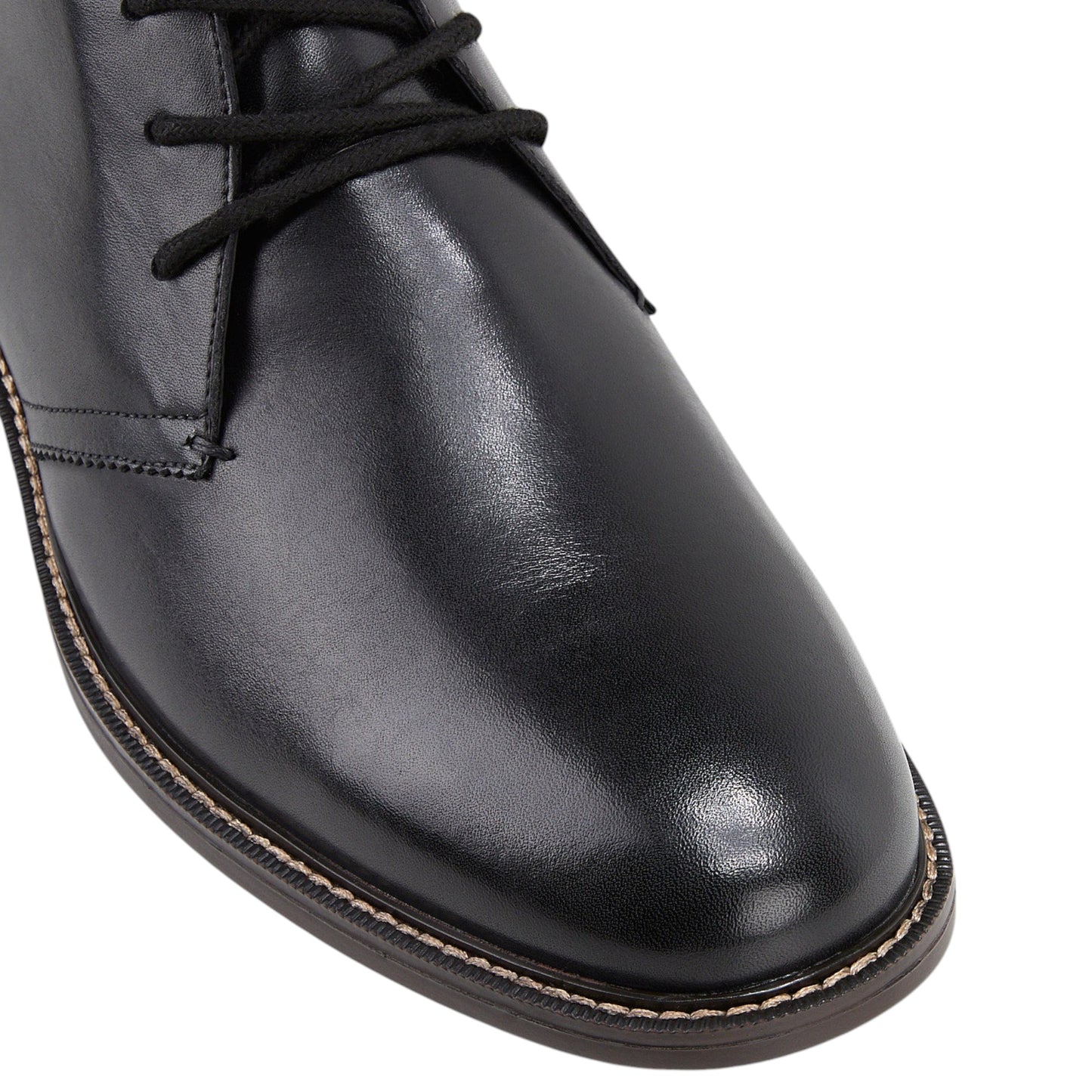 Mens Hush Puppies Harbour Boots Black Burnish