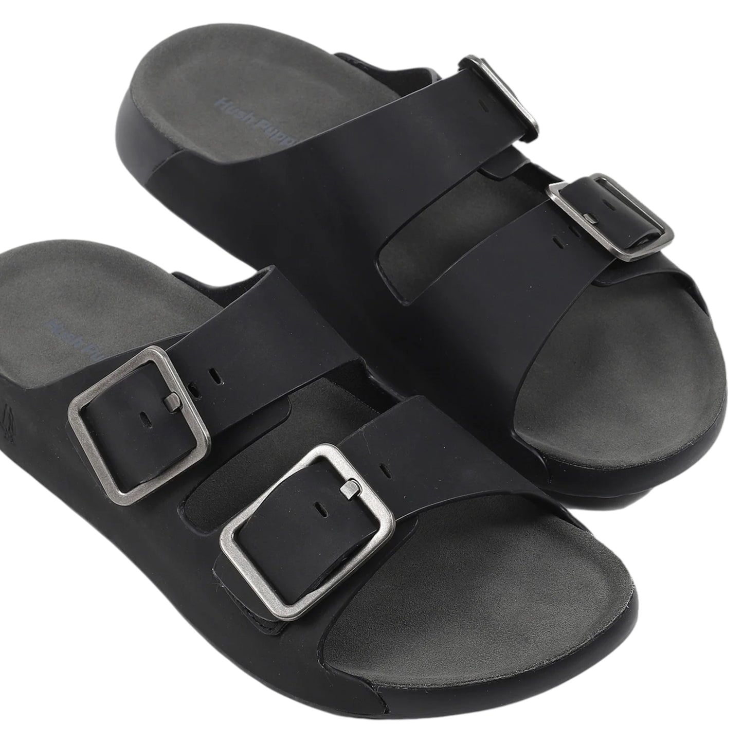Mens Hush Puppies Hoges Sandals Black/Grey
