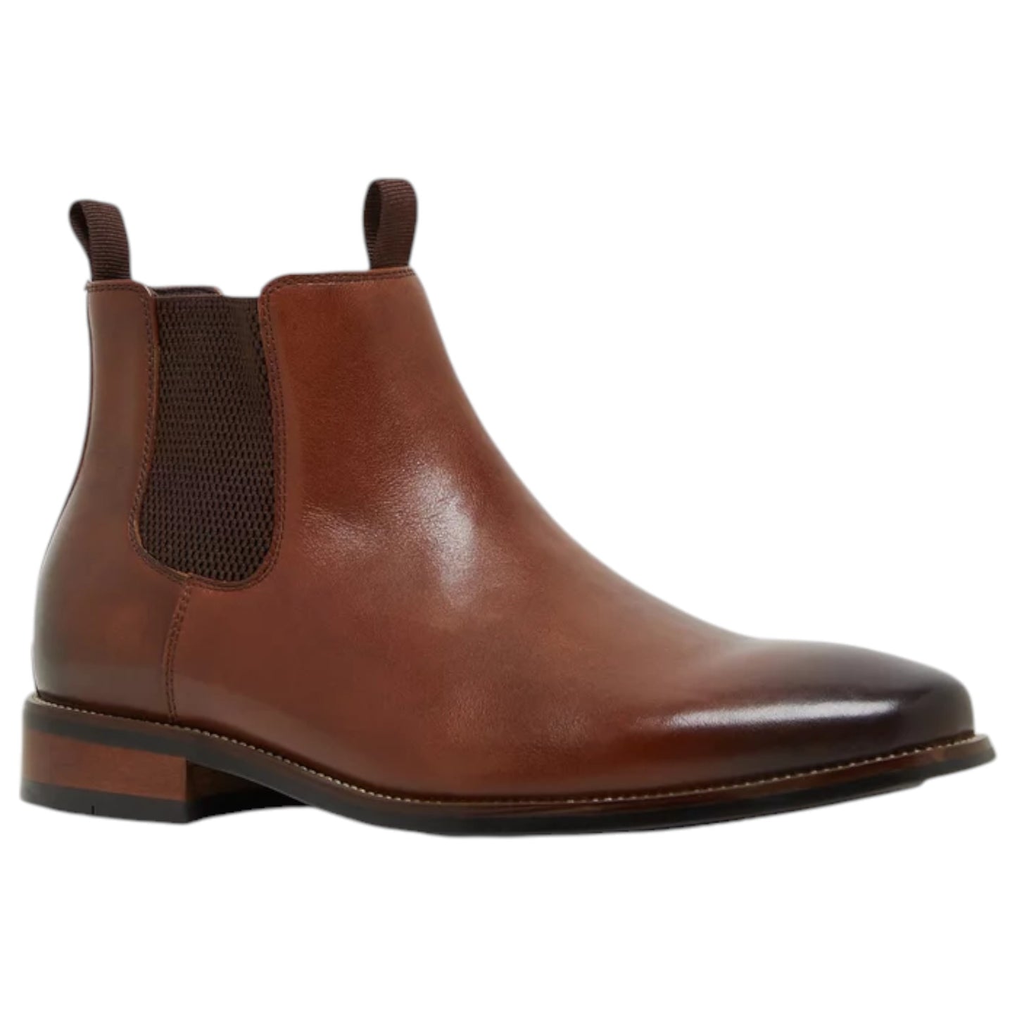 Mens Hush Puppies Wisconsin Boots Cognac Burnish