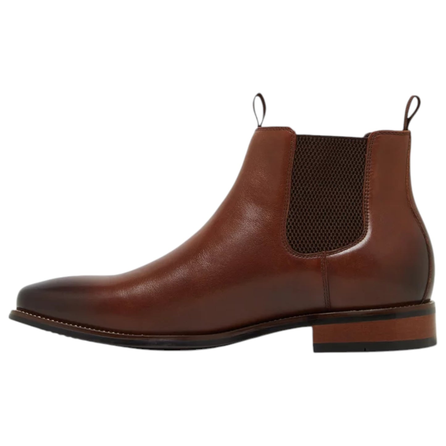 Mens Hush Puppies Wisconsin Boots Cognac Burnish