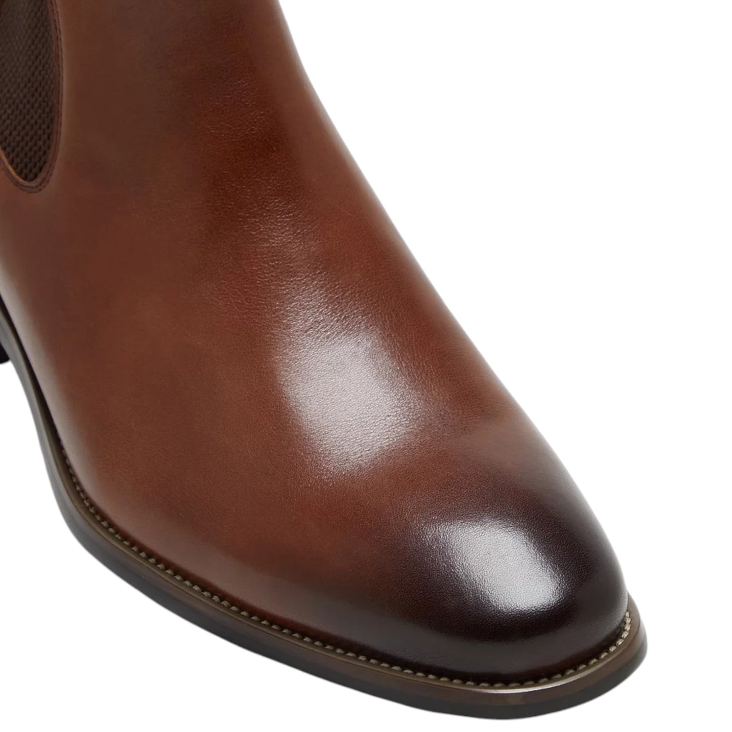 Mens Hush Puppies Wisconsin Boots Cognac Burnish