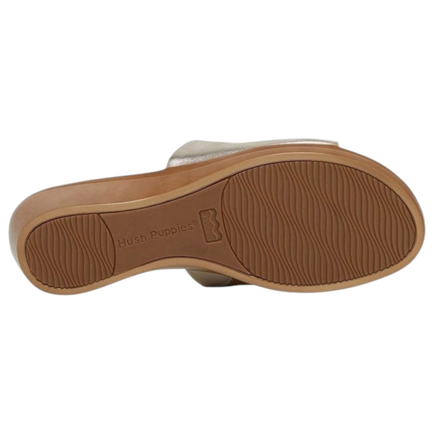 Womens Hush Puppies Coco Slides Champagne
