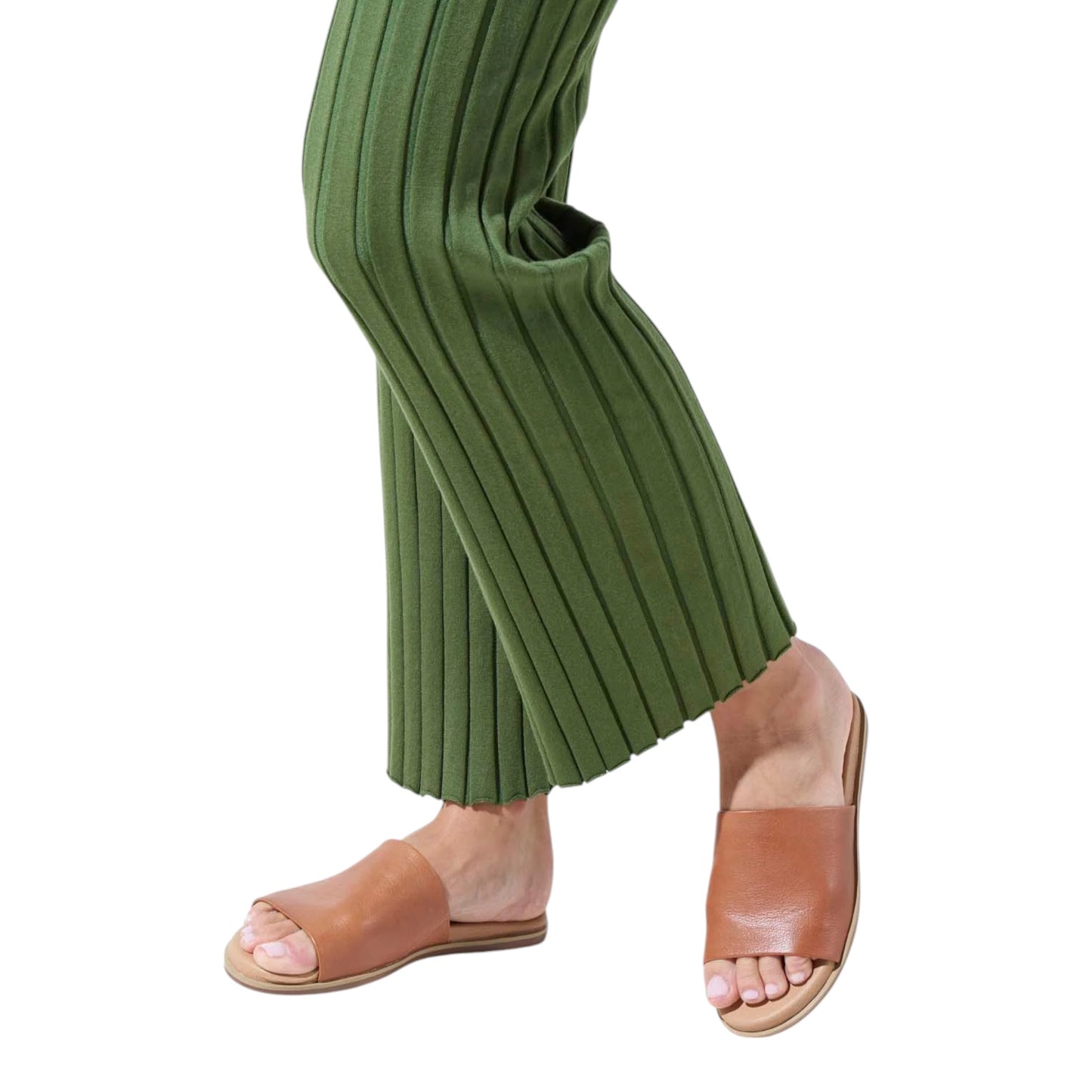 Womens Hush Puppies Paradise Slides Dark Tan