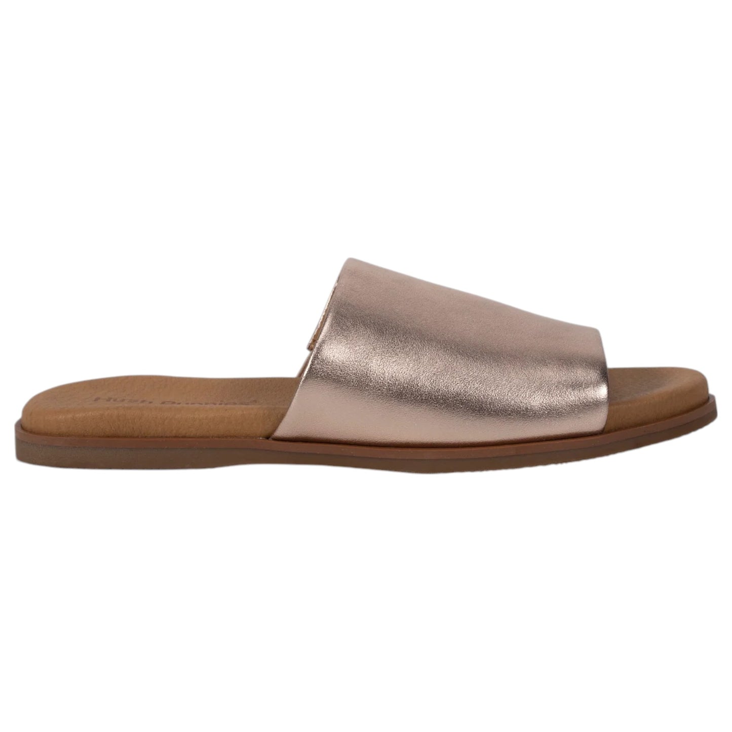 Womens Hush Puppies Paradise Slides Rose Gold