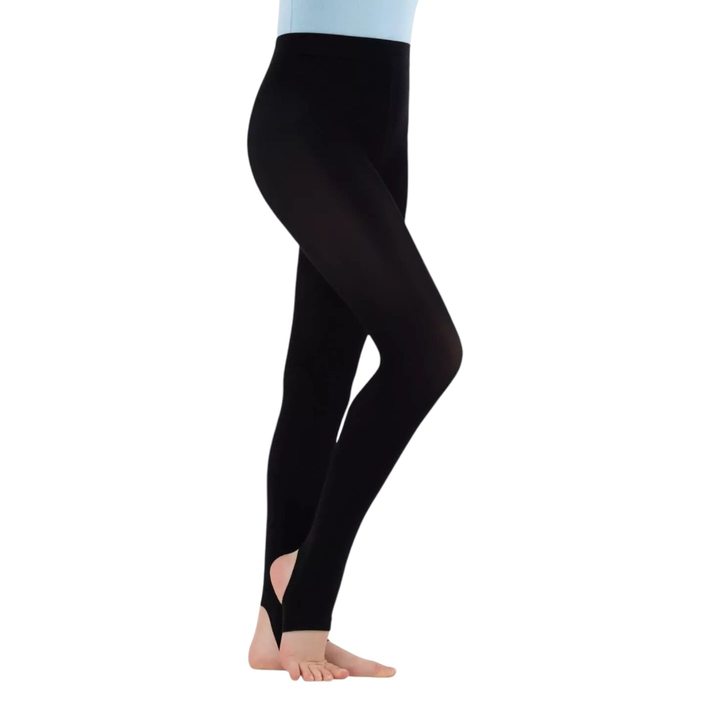 Womens Bonds Stirrup Tights Stockings Black