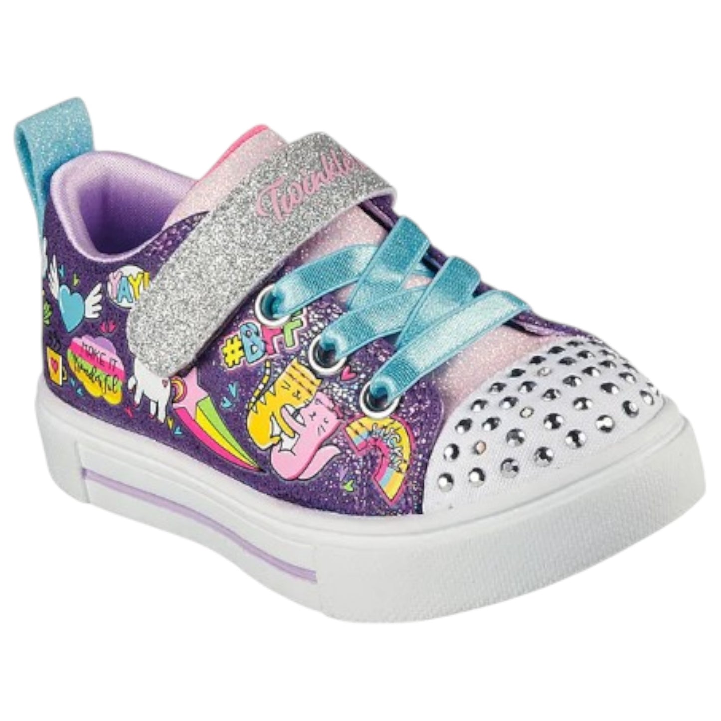 Infant Girls Skechers Twinkle Sparks - Bff Magic Shoes Purple/Multi