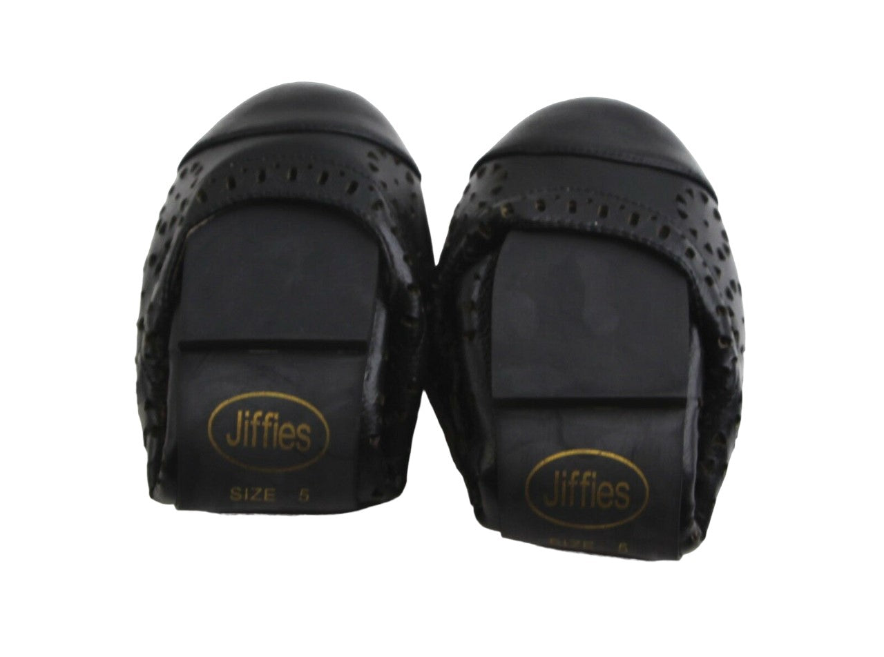 Womens Jiffies Lisa Flats Black