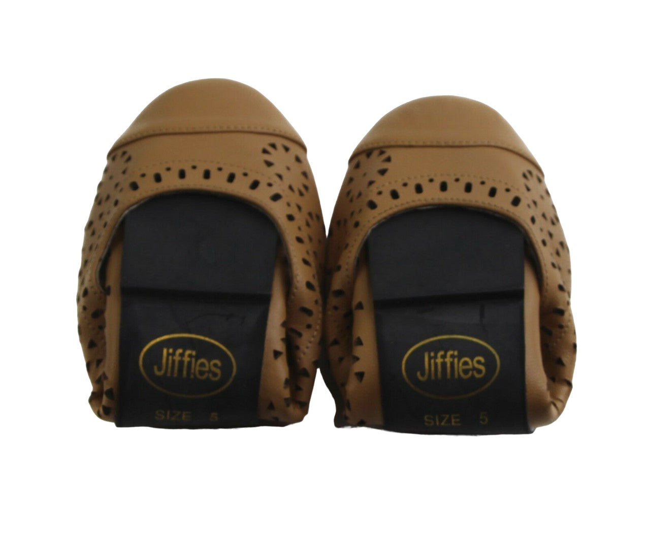 Womens Jiffies Lisa Flats Camel