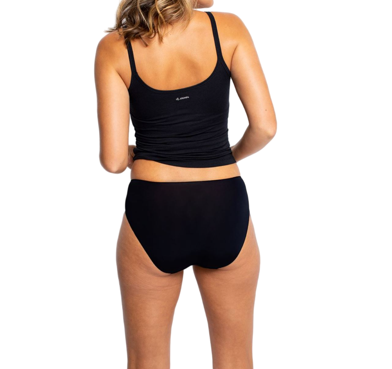 Womens Jockey No Panty Line Promise Tactel Bikini Briefs Underwear Black