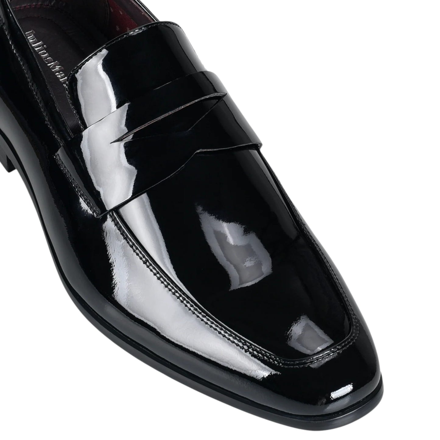 Mens Julius Marlow Jax Shoes Black Patent