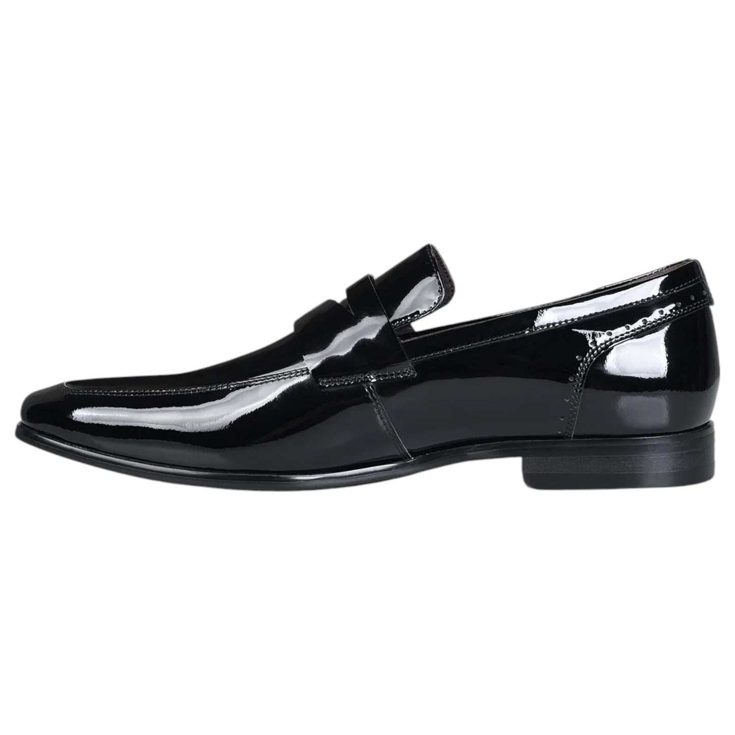 Mens Julius Marlow Jax Shoes Black Patent