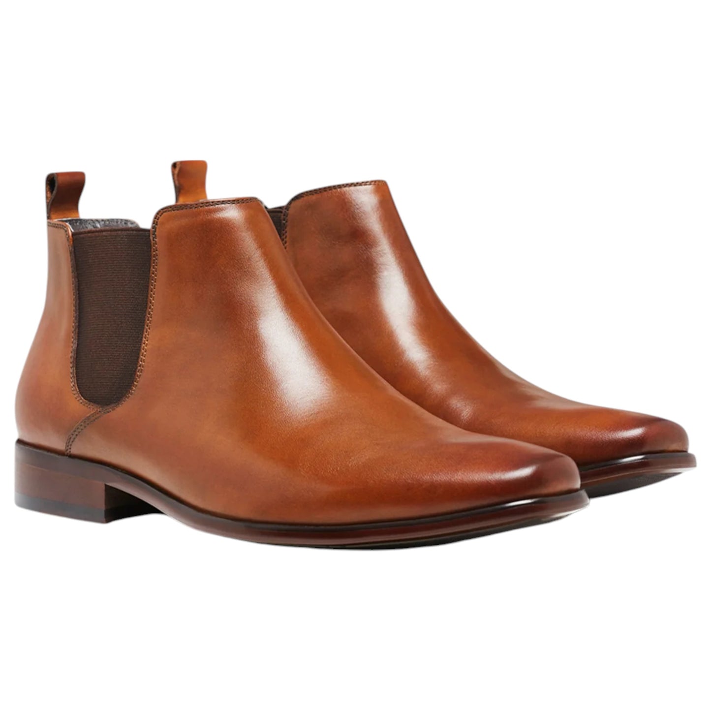 Mens Julius Marlow Kick Boots Cognac