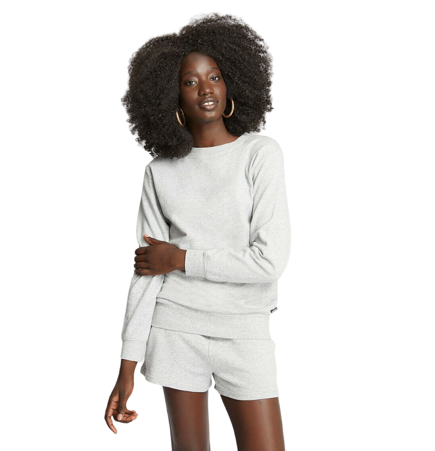 Womens Bonds Essentials Terry Jumper New Grey Marle