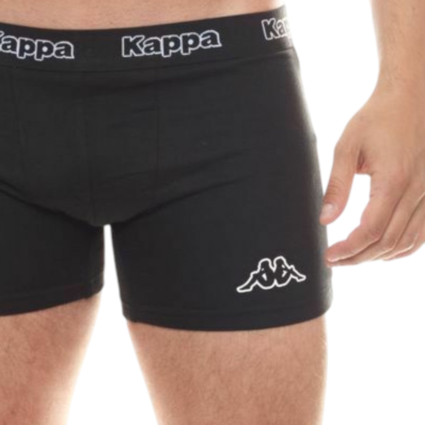 6 Pack Mens Kappa Boxers Trunks Trunks Black/Black