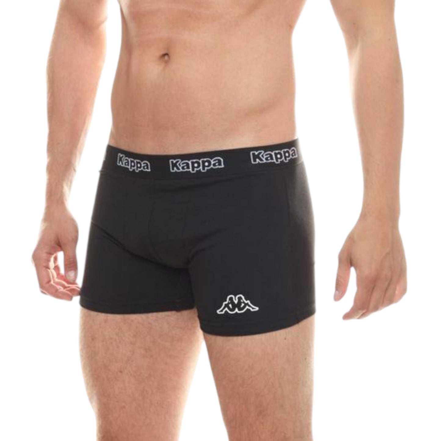 6 Pack Mens Kappa Boxers Trunks Trunks Black/Black