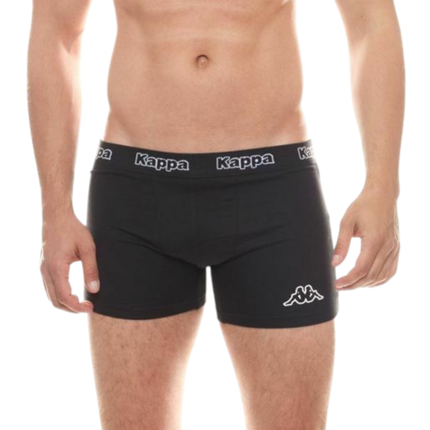 6 Pack Mens Kappa Boxers Trunks Trunks Black/Black