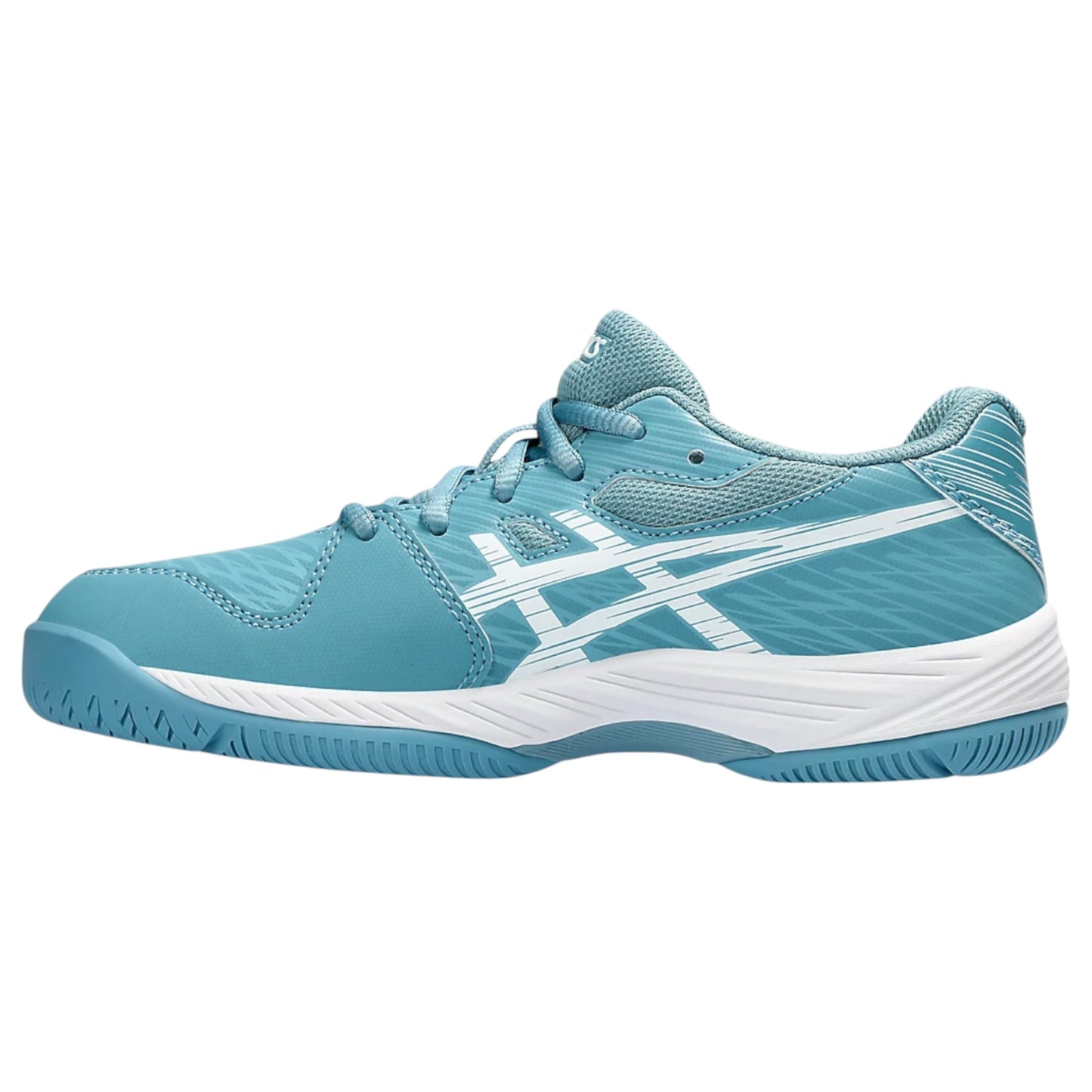 Kids Boys Asics Gel-Game 9 Shoes Gris Blue/White