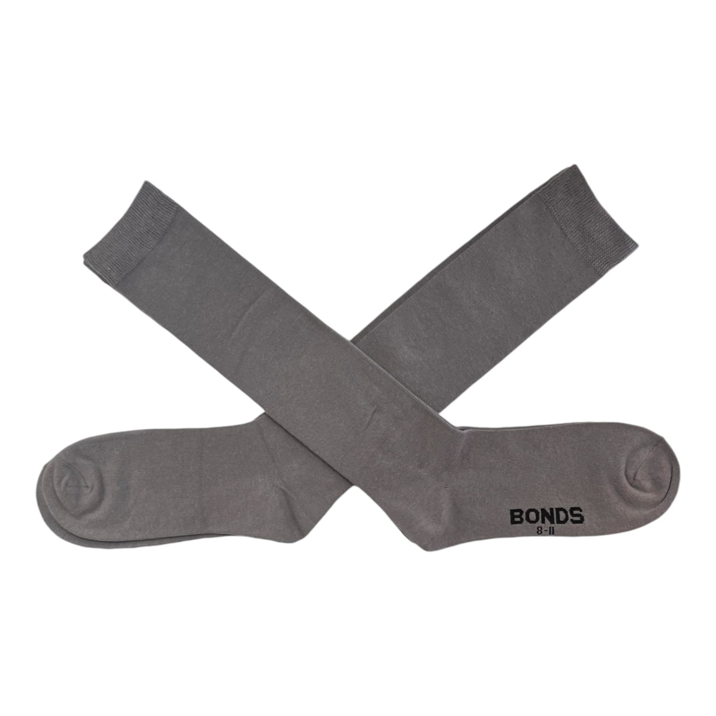 2 Pack Unisex Kids Bonds Knee High Knee High Socks Grey