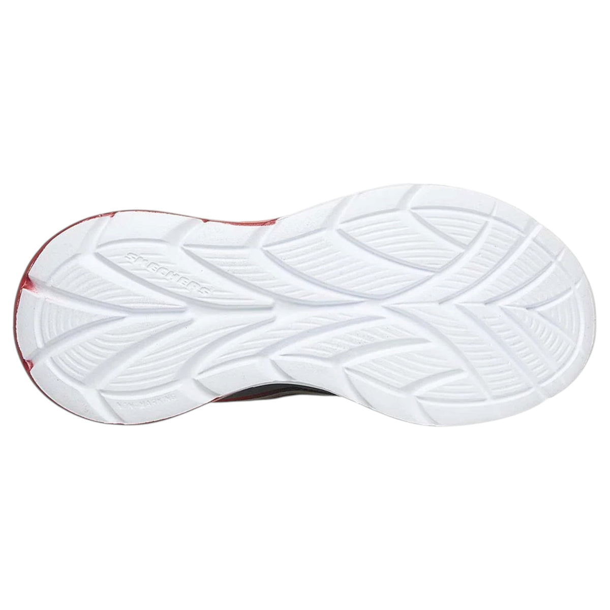 Kids Boys Skechers S-Lights: Flex-Glow Ultra Shoes Charcoal/Red