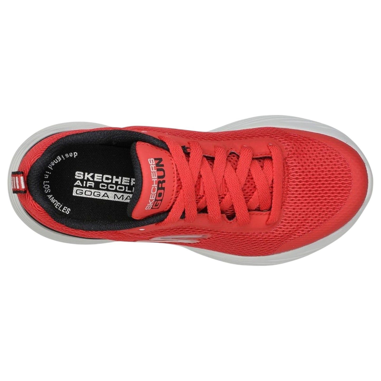 Kids Boys Skechers Go Run 400 V2 - Omega Shoes Red / Black